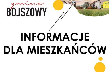 informacje dla mieszkańców