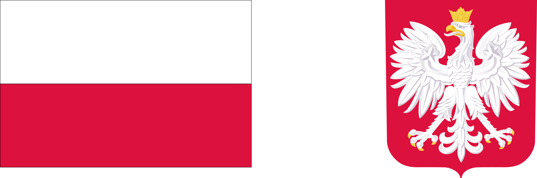 flaga biało-czerwona, godło polski