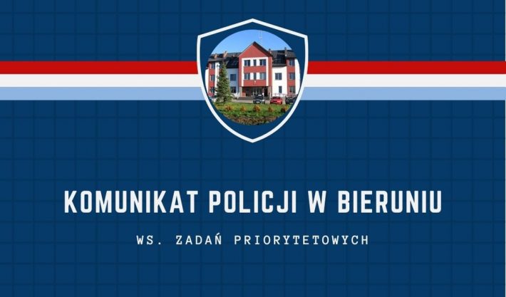 Komunikat KPP Bieruń ws. zadań priorytetowych