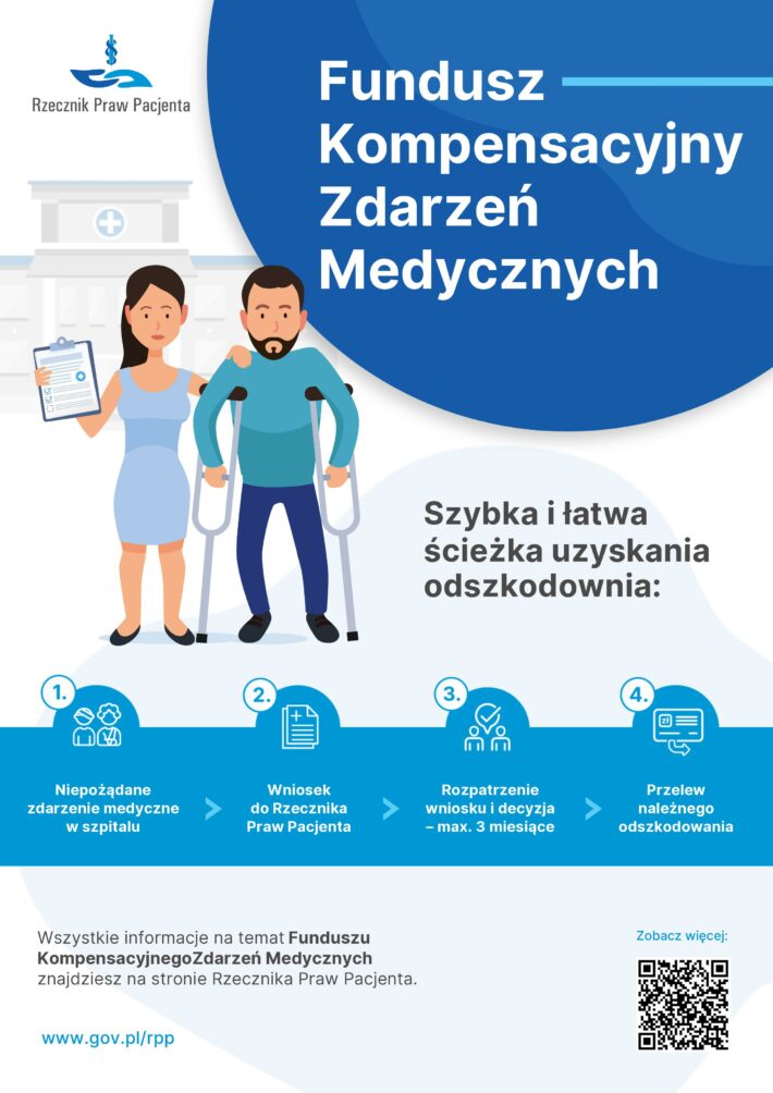 Fundusz Kompensacyjny Zdarzeń Medycznych plakat