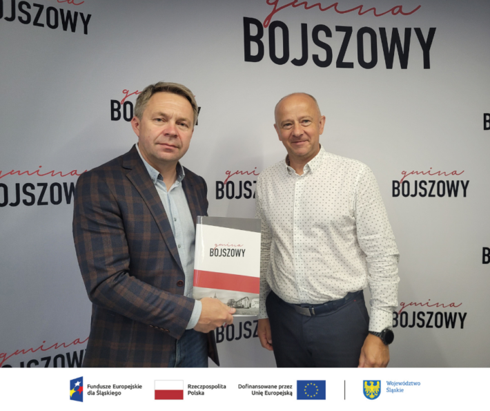 podpisanie umowy 22.07.2025 OZE na budynkach komunalnych w Gminie Bojszowy