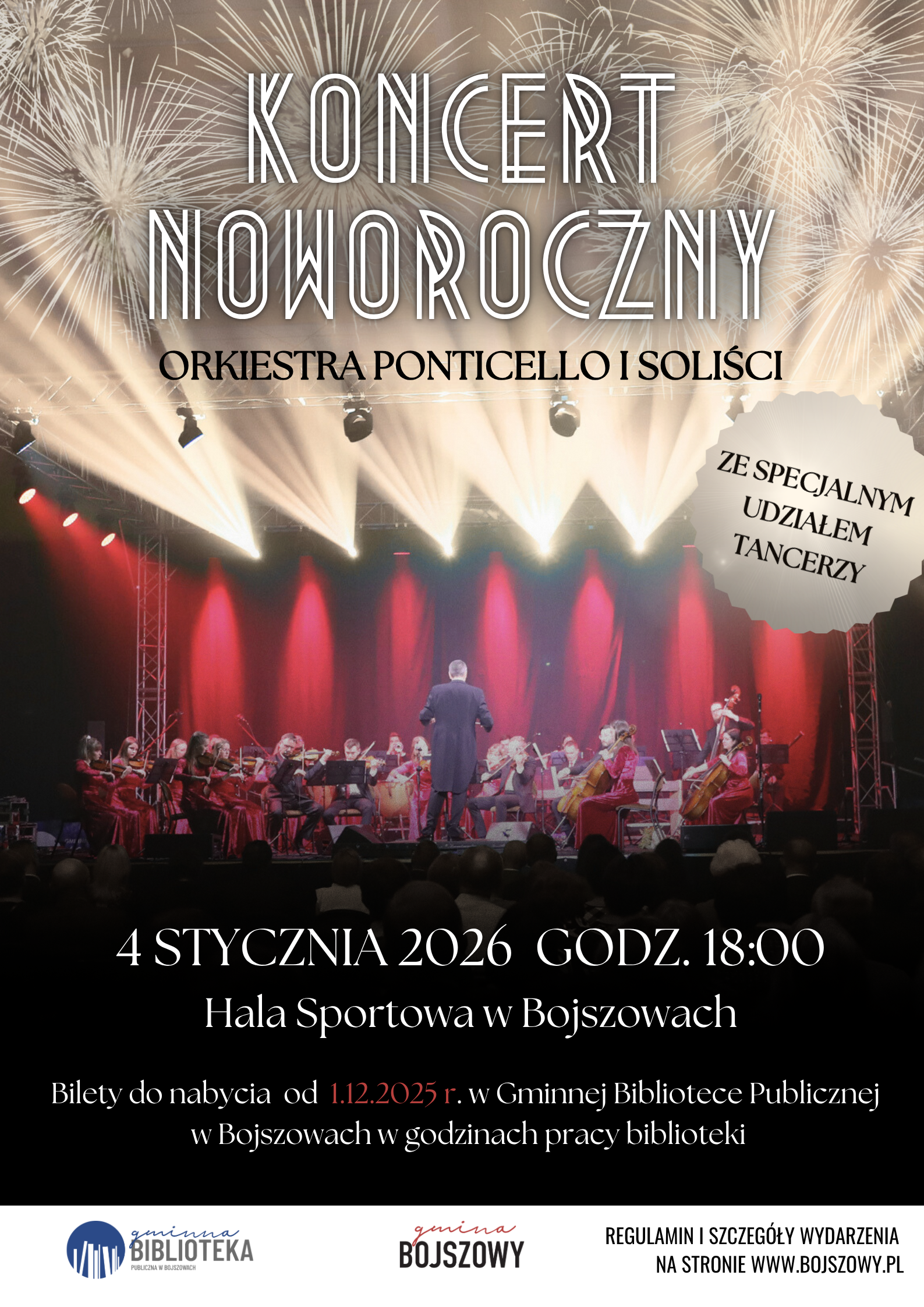 plakat koncert noworoczny 2026